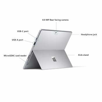 MICROSOFT Surface Pro 7 Intel Core i3 10th Gen 1005G1 - (4 GB/SSD/128 GB SSD/Windows 10 Home) M1866 2 in 1 Laptop  (12.3 inch, Platinum, 775 g)