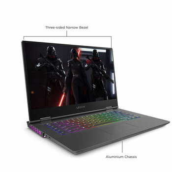 Lenovo Legion Y740 Intel Core i7 9th Gen 9750H - (16 GB/1 TB SSD/Windows 10 Home/8 GB Graphics/NVIDIA GeForce RTX 2060 with Max-Q) Y740-15IRHg Gaming Laptop  (15.6 inch, Iron Grey, 2.2 kg, With MS Office)