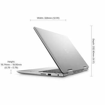 Dell Inspiron 5491 10th Gen Intel i3-10110U 14 inches /4GB/1TB HDD + 256GB SSD/Windows 10/Integrated Graphics Laptop, Platinum Silver, 1.86kg