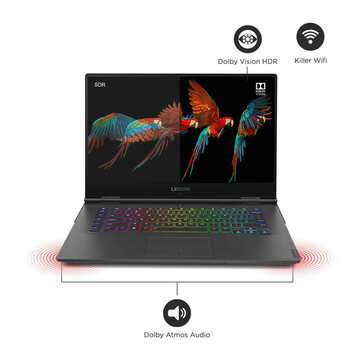 Lenovo Legion Y740 Intel Core i7 9th Gen 9750H - (16 GB/1 TB SSD/Windows 10 Home/8 GB Graphics/NVIDIA GeForce RTX 2060 with Max-Q) Y740-15IRHg Gaming Laptop  (15.6 inch, Iron Grey, 2.2 kg, With MS Office)