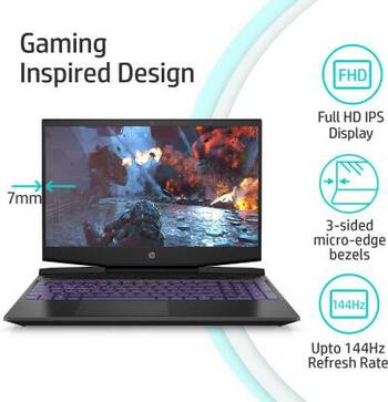 HP Pavilion Gaming Core i5 9th Gen - (8 GB/1 TB HDD/256 GB SSD/Windows 10  UNBOX