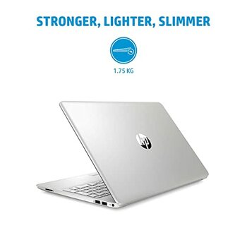 HP 15s 11th Gen Intel Core i3 15.6 inches(39cm) Laptop (8GB RAM/512GB SSD, HD,Anti-Glare Display/UHD Graphics/Windows 11 Home/Alexa-Built in/MS Office/Natural Silver/1.75 Kg,-15s-dy3501TU)