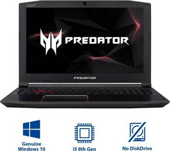 Acer Predator Helios 300 Core i5 8th Gen - (8 GB/1 TB HDD/128 GB SSD/Windows 10 Home/4 GB Graphics) PH315-51 / PH315-51-51V7/ph315 51 55xx Gaming Laptop  (15.6 inch, Obsidian Black, 2.5 kg)