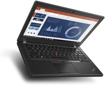 Refurbished) Lenovo ThinkPad X260 High Performance 12.5 inch IPS Panel 1.5kg Laptop (Core i5 6300U/8 GB DDR4 RAM/256 GB SSD/Windows 10 Pro/Office 2019/Webcam/USB 3.0/SIM/BT/Integrated Graphics)