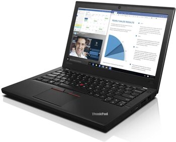 Refurbished) Lenovo ThinkPad X260 High Performance 12.5 inch IPS Panel 1.5kg Laptop (Core i5 6300U/8 GB DDR4 RAM/256 GB SSD/Windows 10 Pro/Office 2019/Webcam/USB 3.0/SIM/BT/Integrated Graphics)