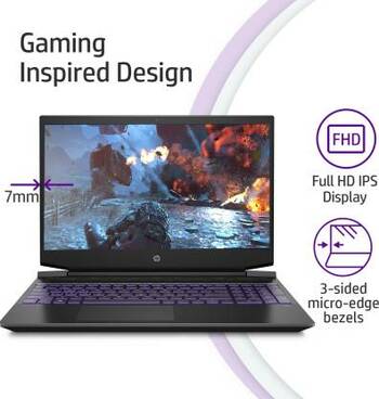 HP Pavilion Gaming Ryzen 5 Quad Core 3550H - (8 GB/1 TB HDD/Windows 10 UNBOX