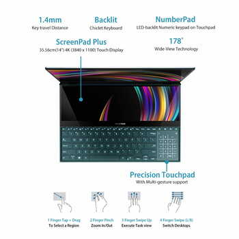 New ASUS ZenBook Pro Duo Intel Core i9 32GB RAM/1TB NVMe SSD