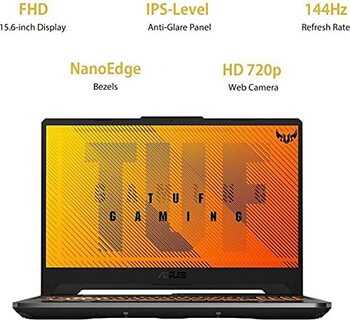 ASUS TUF F15 i5 10th Gen 8GB/512 GB SSD 4 GB Graphics FX506LH-HN258T