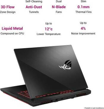 Asus ROG Strix G15 Core i7 10th Gen - (16 GB/1 TB SSD/Windows 10 Home/4 GB Graphics/NVIDIA Geforce GTX 1650 Ti/144 Hz) G512LI-HN085T Gaming Laptop  (15.6 inch) UNBOX