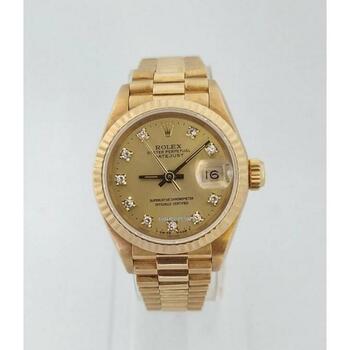 Rolex Presidential 18K Gold Diamond Dial Datejust 69178