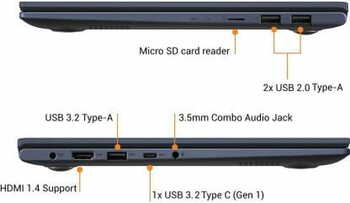 ASUS VivoBook Ultra 14 Core i5 11th Gen - 8 GB/512 GB SSD X413EP-EK511TS