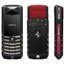 used Vertu Ferrari Edition Keypad Buttons Mobile Phone