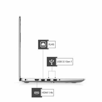 Dell Inspiron 3493 Intel 10th Gen i3-1005G1 14 inches(35cm) HD Thin and Light Laptop (4GB/1TB HDD/Windows 10 + MS Office/HD Graphics/Silver) D560193WIN9SE, 1.7Kg