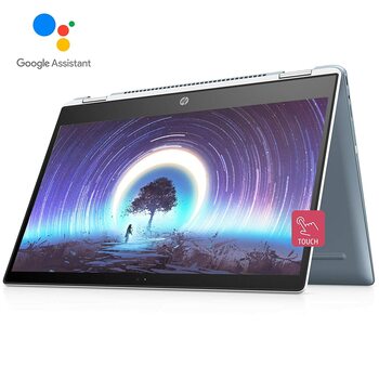 (Renewed) HP Chromebook x360 8th Gen Intel Core i5 Thin & Light Touchscreen Laptop (8 GB DDR4 RAM/64 GB eMMC SSD/14" (35.6 cm) FHD/Chrome OS/WiFi/Bluetooth/Webcam/Intel Graphics)