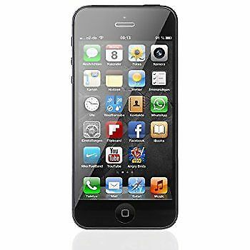 Refurb Apple Iphone 5 32gb Silver  black  (1)