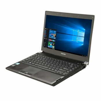 (Refurbished) Toshiba Dynabook Laptop R73T Intel Core i5 - 6300u Processor, 4 GB Ram & 256 GB ssd, Win10, 13.3 Inches Premium Ultralight (1.35Kg) Business Notebook Computer (Black)