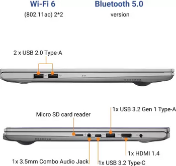 ASUS VivoBook K15 OLED (2021) Core i5 11th Gen - 16 GB/1 TB HDD/256 GB SSD