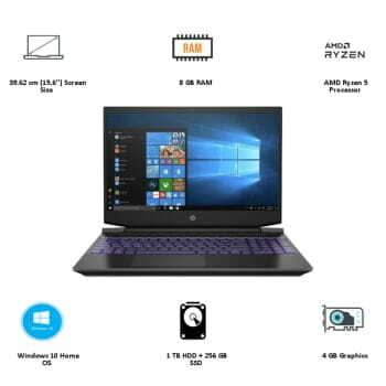 New HP Pavilion 15-ec0106ax 8GB RAM, 1 TB HDD + 256GB SSD