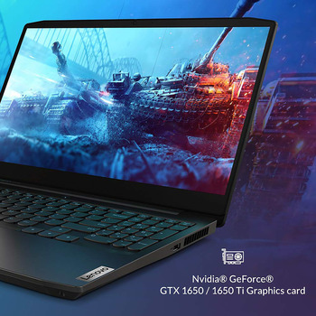 Lenovo IdeaPad Gaming 3 Intel Core i5 10th Gen 15.6" (39.62cm) FHD IPS Gaming Laptop (8GB/512GB SSD/4GB NVIDIA GTX 1650/120Hz/Windows 10/Backlit Keyboard/Onyx Black/2.2Kg), 81Y4017UIN