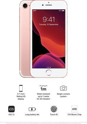 APPLE iPhone 7 (Rose Gold, 32 GB)