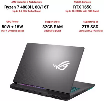 ASUS ROG Strix G15 (2021) Ryzen 7 Octa Core 4800H - 8 GB/512 GB SSD