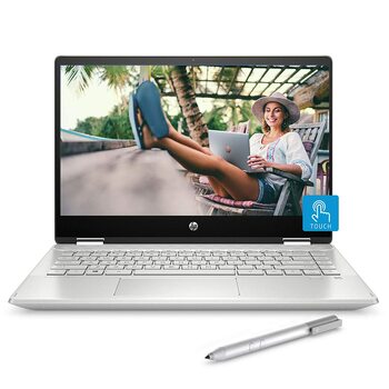 HP Pavilion x360 Core i5 10th Gen 14-inch FHD 8GB/1TB HDD + 256GB SSD/2GB Graphics