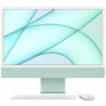 Apple 24-inch iMac MGPJ3HN/A with Retina 4.5K, M1 chip with 8â€‘core CPU and 8â€‘core GPU, 512GB Green