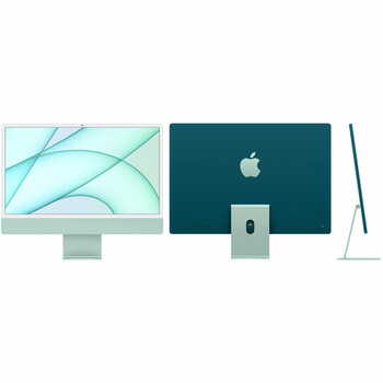 Apple 24-inch iMac MGPJ3HN/A with Retina 4.5K, M1 chip with 8â€‘core CPU and 8â€‘core GPU, 512GB Green