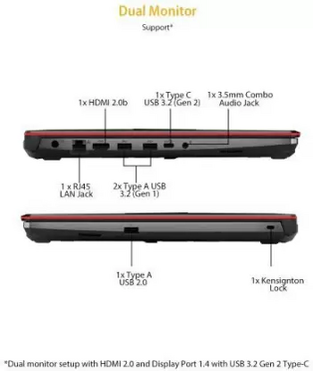 ASUS ASUS TUF Gaming Core i5 10th Gen 16 GB/512 GB SSD FX506LI-HN279T
