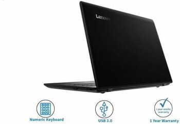 Lenovo Ideapad 110 AMD APU Quad Core A6 6th Gen A6-7310 - (4 GB/HDD/500 GB HDD/Windows 10 Home) IP110 15ACL Laptop  (15.6 inch, Black, 2.2 kg)