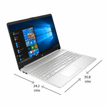 HP Intel Core i3 11th Gen 1115G4 - (8 GB/SSD/512 GB SSD/Windows 10 Home) 15s-FR2006TU Thin and Light Laptop  (15.6 inch, Natural Silver, 1.75 Kg, With MS Office)