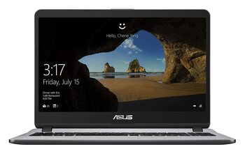 ASUS X507 (Core i3-7th Gen /4 GB/ 1TB HDD / 15.6" FHD/Windows 10) Thin and Light X507UA- EJ314T (Stary Grey /1.68 kg)ASUS X507 ( Core i3-7th Gen /4 GB/ 1TB HDD / 15.6)