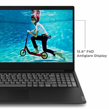 Lenovo Ideapad S145 Intel Core i3 7th Gen 7020U - (4 GB/HDD/1 TB HDD/Windows 10 Home) S145-15IKB Thin and Light Laptop  (15.6 inch, Granite Black, 1.85 kg, With MS Office)