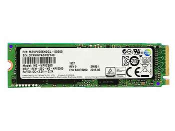 Samsung SSD NVMe MZVPV256HDGL-000L7 SM951 256GB M.2 PCIe 3.0 OPAL 2.0