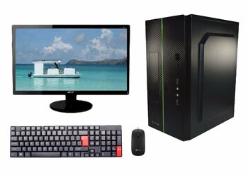 lenovo Core i3 - desktop monitor  nvidia 1gb windows 7 professional Refurb