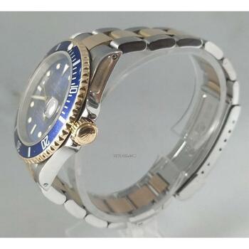 Rolex Submariner Date Steel 18K Gold Blue Mens Watch