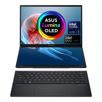 ASUS Zenbook Duo OLED (2024), 32GB/1TB SSD/Intel Arc Graphics/Win11/Gray/1.65 Kg)