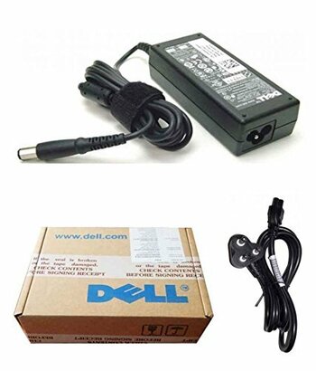 Dell 19.5V-3.34A MP 65W Laptop Adapter & power Cord)