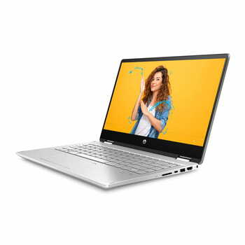 HP Pavilion x360 Touchscreen 2-in-1 FHD Laptop 14 inches Laptop (10th Gen Intel Core i5-10210U/8GB/512GB SSD/Windows 10 Home/MS Office/Mineral Silver/1.58 kg), 14-dh1179tu