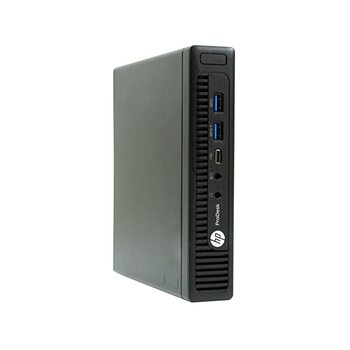 (Refurbished) HP EliteDesk 800 G2 Mini PC (Intel Core i5 6th gen, 8 GB DDR4 RAM, 500 GB HDD, Windows 11, WiFi, MS Office|Intel HD Graphics|USB, Ethernet,DP), Black