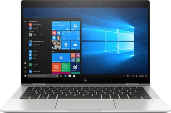 HP Pavilion x360 Intel Core i3 8th Gen 8145U - (4 GB/256 GB SSD/Windows 10 Home) 14-dh0107TU 2 in 1 Laptop  (14 inch, Natural Silver, 1.59 kg, With MS Office) small crack on display used