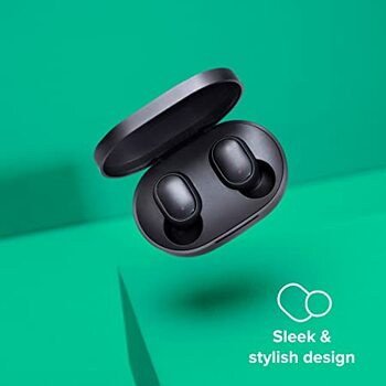 Redmi Earbuds S, Punchier Sound,Up to 12 Hours of Playback time, IPX4 Sweat & Splash Proof& DSP Environmental Noise Cancellation