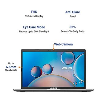 ASUS VivoBook 14 (2021) Intel Core i3-1115G4 11th Gen 14 inches FHD Thin and Light Laptop (8GB RAM/256GB SSD/Office 2019/Windows 10/Integrated/Silver/1.6 kg) External DVD Writer Visit the ASUS Store