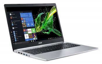 Acer Aspire 5 Slim 8th Gen Core i5 15.6 inch Full HD Thin and Light Laptop (8GB/2TB HDD + 512GB SSD/Windows 10/2GB Graphics/Pure Silver/1.8kg), A515-54G