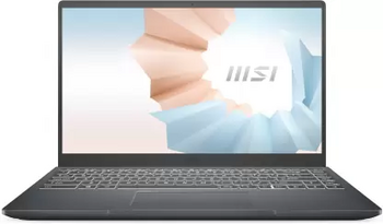 MSI Modern 14 Intel Core i3 10th Gen - (8 GB/512 GB SSD/Windows 10 Home) Modern 14 B10MW-424IN Laptop -14 inches, Carbon Grey, 1.3 kg