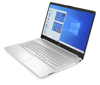 HP 15s AMD Ryzen 3 Quad Core 4300U - (8 GB/256 GB SSD/Windows 10 Home) 15s-ey1003AU Thin and Light Laptop  (15.6 inch, Natural Silver, 1.69 KG, With MS Office)