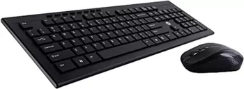 NEW HP Multimedia Slim Wireless Keyboard & Mouse Combo Wireless Laptop Keyboard  (Black)