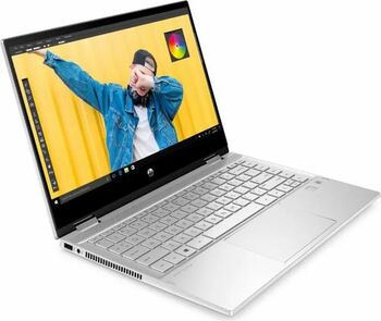 HP Pavilion x360 Intel Core i3 11th Gen 1115G4 - (8 GB/SSD/256 GB SSD/Windows 10 Home) 14-dw1036TU 2 in 1 Laptop  (14 inch, Natural Silver, 1.61 kg, With MS Office)