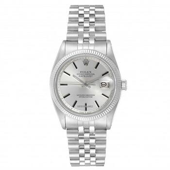 Rolex Datejust Steel & White Gold Fluted Bezel 36MM