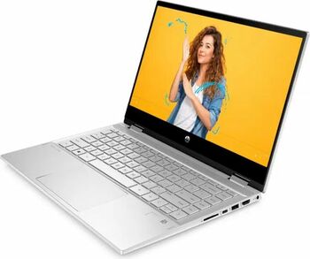 HP Pavilion x360 Intel Core i3 11th Gen 1115G4 - (8 GB/SSD/256 GB SSD/Windows 10 Home) 14-dw1036TU 2 in 1 Laptop  (14 inch, Natural Silver, 1.61 kg, With MS Office)